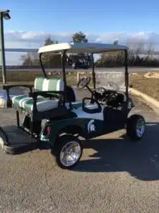 Custom Michigan State Golf Car