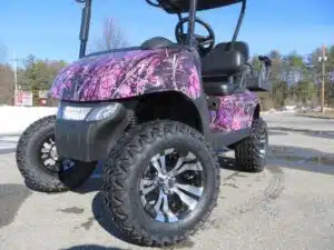 Custom Michigan State Golf Car